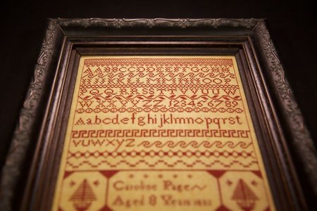 Caroline Page 1832 - Hands Across the Sea Samplers