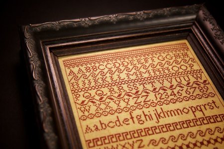 Caroline Page 1832 - Hands Across the Sea Samplers