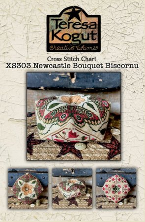 Newcastle Bouquet Biscornu - Teresa Kogut