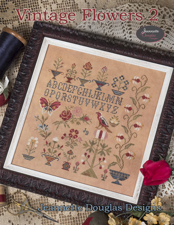 Vintage Flowers 2- Jeannette Douglas Designs