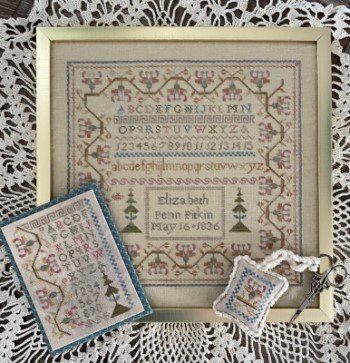 Elizabeth Penn Pitkin 1836 - From the Heart NeedleArt