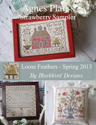 Loose Feathers-Agnes Platt's Strawberry Sampler - Blackbird Designs