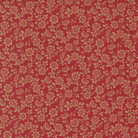 French General Bonheur du Jour Red Floral 13915-11