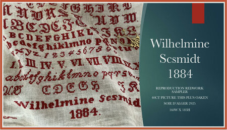 Wilhelmine Scsmidt 1884 - The Elegant Thread
