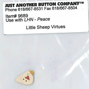 Little Sheep Virtue - 3. Peace Buttonpack