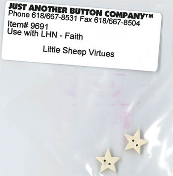 Little Sheep Virtue - 5. Faith Buttonpack