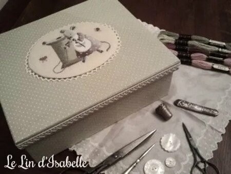 Boite a ouvrage- Le Lin d'Isabelle