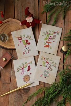 Christmas Postcards - Mme Chantilly