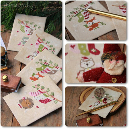 Christmas Postcards - Mme Chantilly