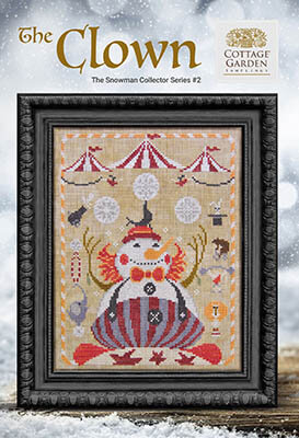 Snowman Collector 2 - The Clown- Cottage Garden Samplings