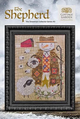 Snowman Collector 3 - The Shepherd- Cottage Garden Samplings