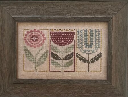 Floral Etchings- Heart in Hand
