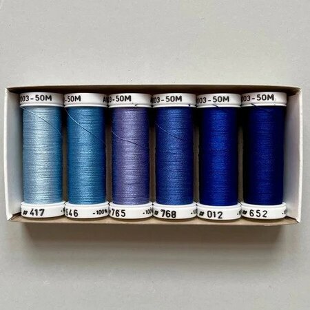 Pack 6 Nuances - Soie 1003 - Blau