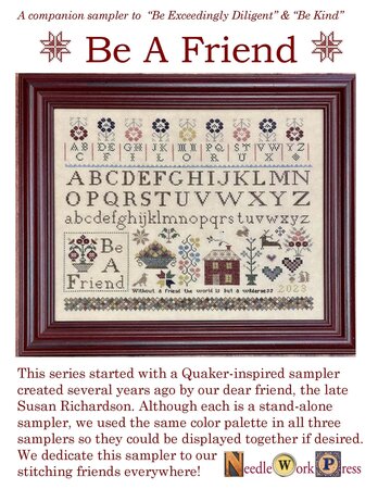 Be A Friend Sampler- NeedleWorkPress