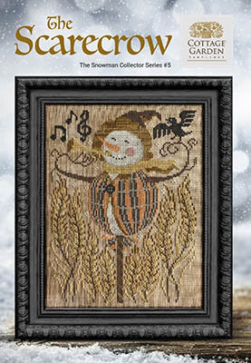 Snowman Collector 5 - The Scarecrow- Cottage Garden Samplings