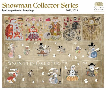 Snowman Collector 5 - The Scarecrow- Cottage Garden Samplings
