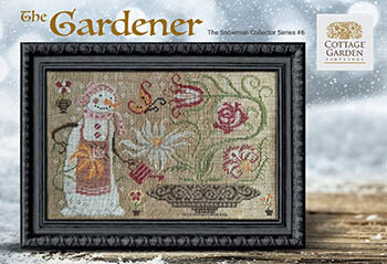 Snowman Collector 6 - The Gardener- Cottage Garden Samplings