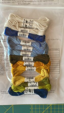 set soie d'Alger voor Farben des Sommers