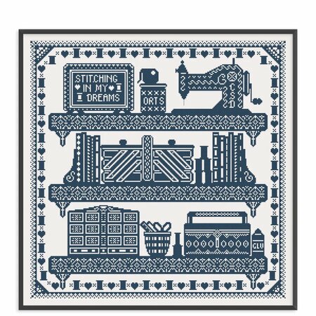 Stitching Shelves - Galliana Cross Stitch