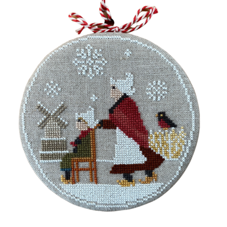 Houten kerstbal