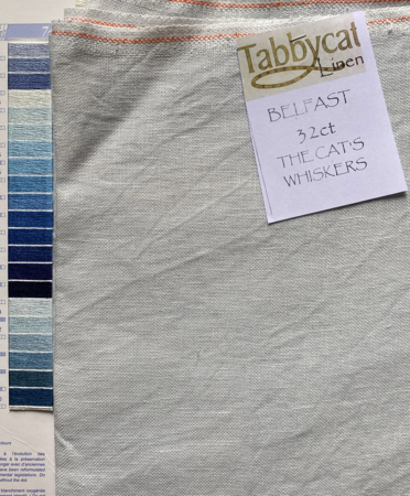32 ct Cat's Whiskers - Tabbycat Linen