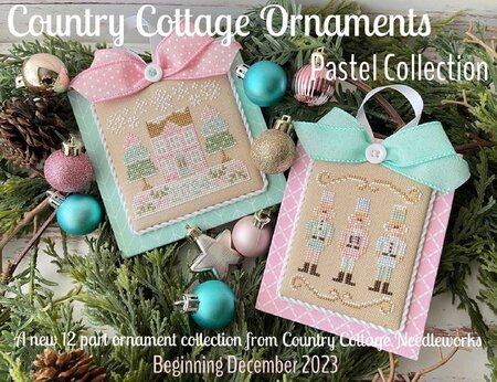 The Country Cottage Ornaments – Pastel Collection Club