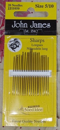 John James Sharps size 5/10