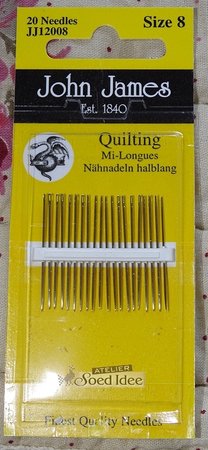 John James Quilting size 8