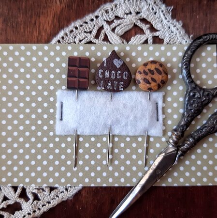I Love Chocolate pin set - Puntini Puntini I Love Chocolate pin set - Puntini Puntini