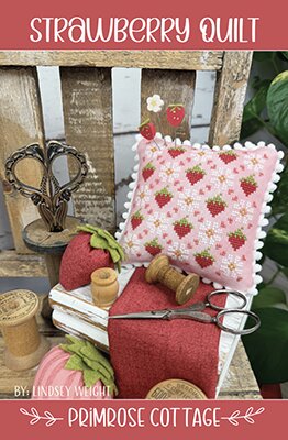Strawberry Quilt - Primrose Cottage Stitches