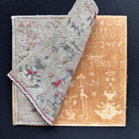 Bird on a Ladder Sampler 1843 – geprint patroon