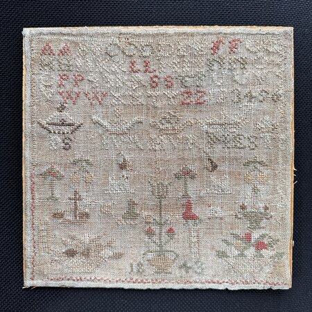 Bird on a Ladder Sampler 1843 – geprint patroon