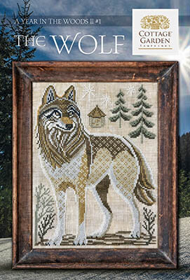 A year in the Woods II serie - 1 - Wolf - Cottage Garden Samplings