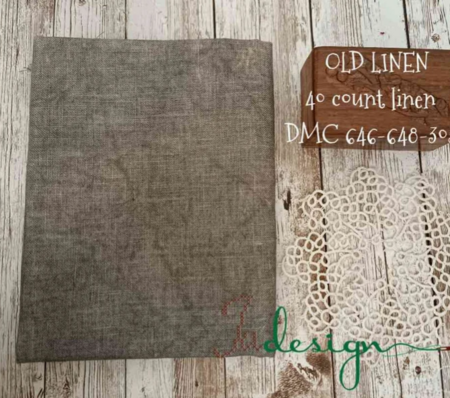 40 ct Old Linen - xJudesign