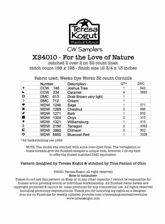 For the Love of Nature - Teresa Kogut