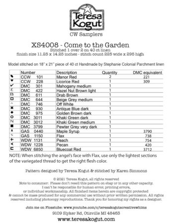 Come to the Garden - Teresa Kogut