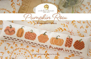 Pumpkin Row - Skinny Mini - October House Fiber Arts Pumpkin Row - Skinny Mini - October House Fiber Arts