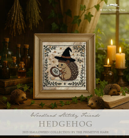 Woodland stitchy friends Hedgehog - The Primitive Hare