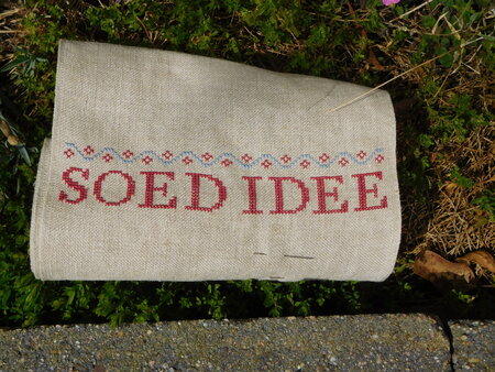 LINNENBAND NATUREL 20 x 220 cm – Jubileum SAL 2026 (pre-order)