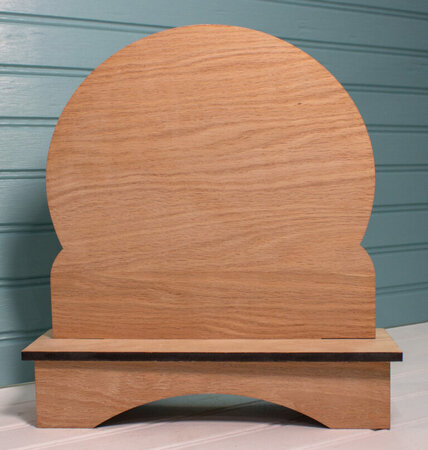 Wooden Snow Globe Backer - Cherry Blossoms