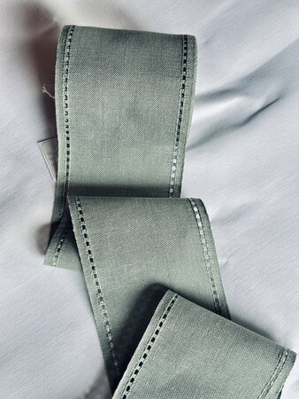 12 cm Bergmeer groen met ajourrand