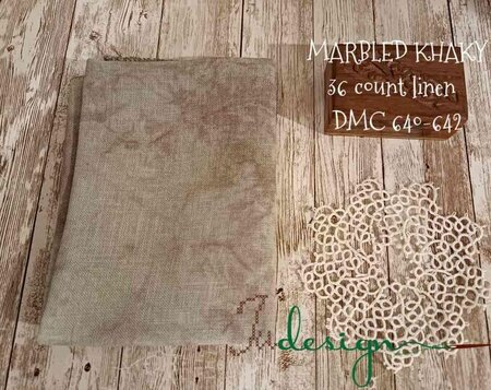 36 ct  Marbled Khaky- xJudesign