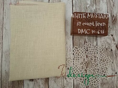 32 ct  White Mustard - xJudesign