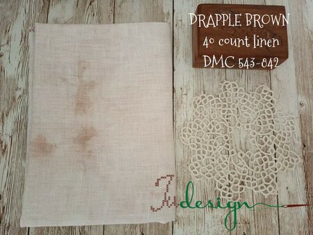 40 ct Drapple Brown- xJudesign