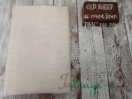 46 ct Old Sheep- xJudesign