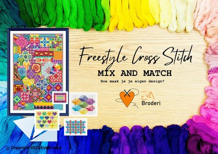 Freestyle cross stitch mix and match - Esther Rutten