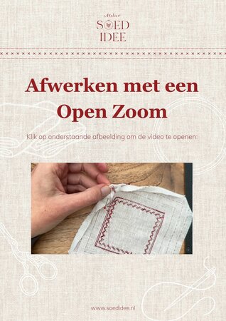 Afwerking met een Open Zoom – PDF 
