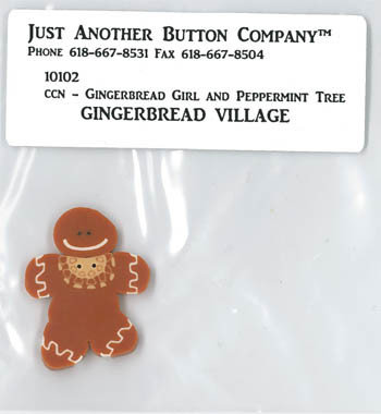 2 - Gingerbread Girl Button Pack