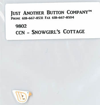 Frosty Forest 7. Snowgirl's Cottage Buttonpack