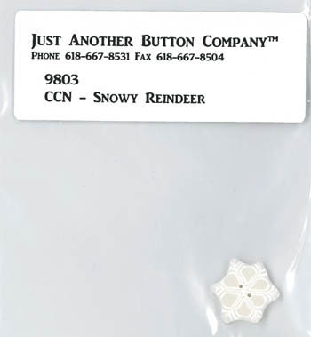 Frosty Forest 8. Snowy Reindeer Buttonpack
